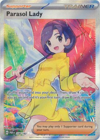 Parasol Lady Full Art - 238/182 - Paradox Rift