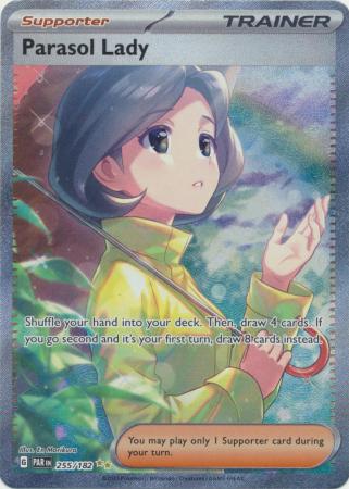 Parasol Lady Special Illustration Rare - 255/182 - Paradox Rift
