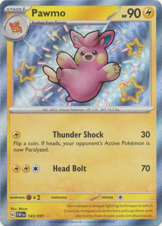 Pawmo Baby Shiny - 143/091 - Paldean Fates