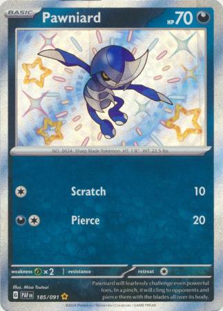 Pawniard Baby Shiny - 185/091 - Paldean Fates