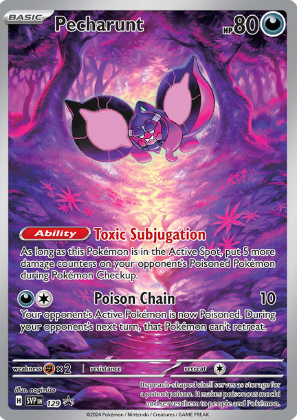 Pecharunt Illustration Rare Promo - SVP129 - Scarlet & Violet Promos