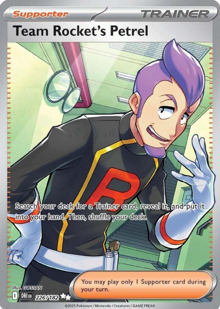 Team Rocket's Petrel Full Art - 226/182 - Destined Rivals