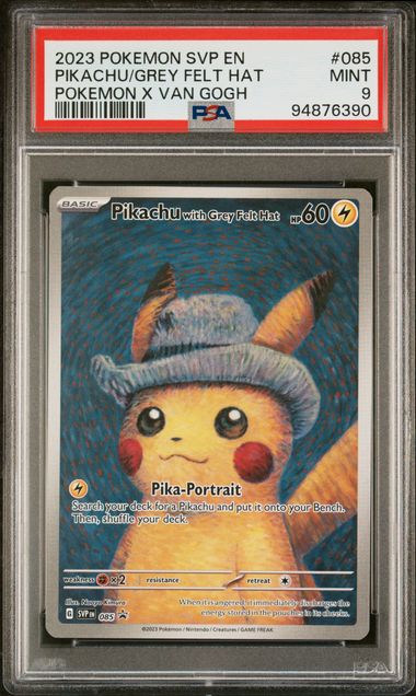 Pikachu With The Grey Felt Hat - PSA 9 - Scarlet & Violet Promos