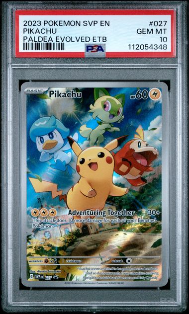 Pikachu Illustration Rare Promo - PSA 10 - Scarlet & Violet Promos