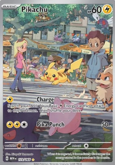 Pikachu Illustration Rare - 173/165 - Scarlet & Violet 151