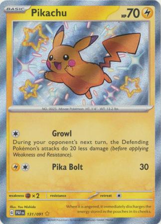 Pikachu Baby Shiny - 131/091 - Paldean Fates
