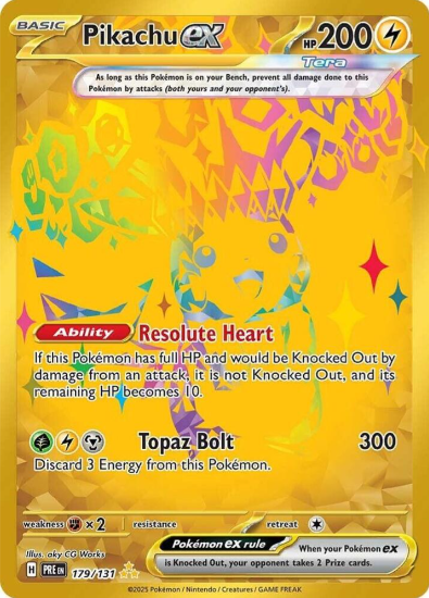 Pikachu ex Hyper Rare - 179/131 - Prismatic Evolutions