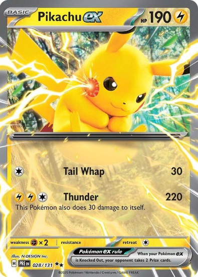 Pikachu ex - 028/131 - Prismatic Evolutions