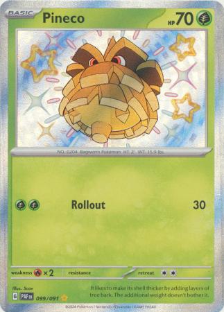 Pineco Baby Shiny - 099/091 - Paldean Fates