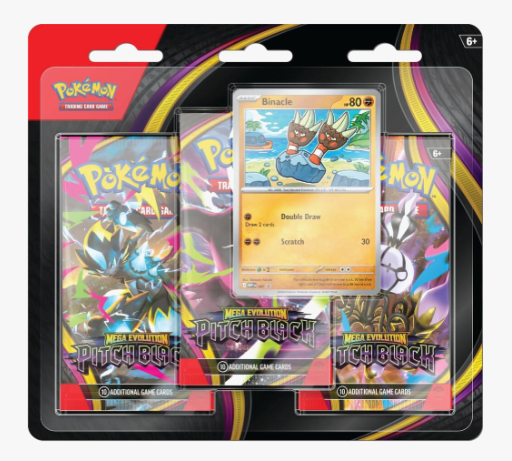 Pitch Black 3 Pack Blister