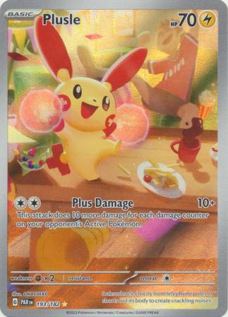 Plusle Illustration Rare - 192/182 - Paradox Rift