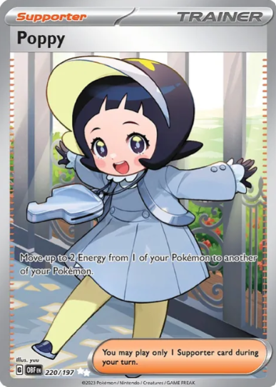 Poppy Full Art - 220/197 - Obsidian Flames