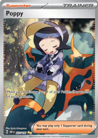 Poppy Special Illustration Rare - 227/197 - Obsidian Flames