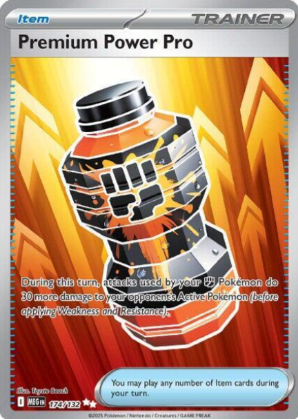 Premium Power Pro Full Art - 174/132 - Mega Evolution