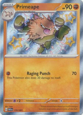 Primeape Baby Shiny - 170/091 - Paldean Fates
