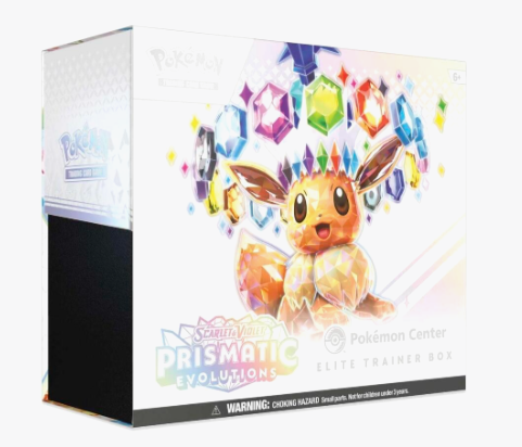 Prismatic Evolutions Pokemon Center Elite Trainer Box