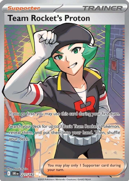 Team Rocket's Proton Full Art - 227/182 - Destined Rivals