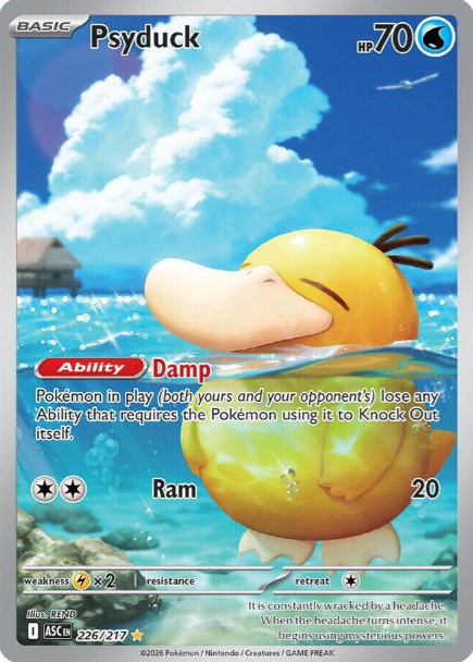 Psyduck Illustration Rare - 226/217 - Ascended Heroes