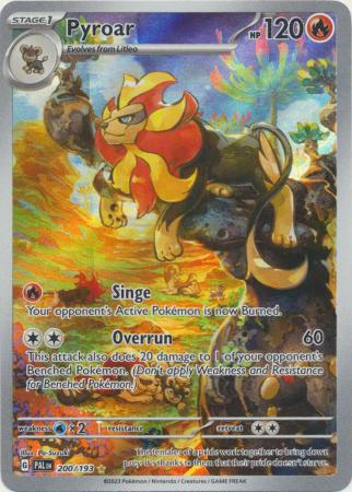 Pyroar Illustration Rare - 200/193 - Paldea Evolved