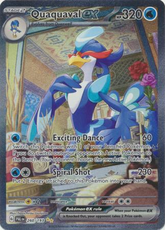 Quaquaval ex Special Illustration Rare - 260/193 - Paldea Evolved