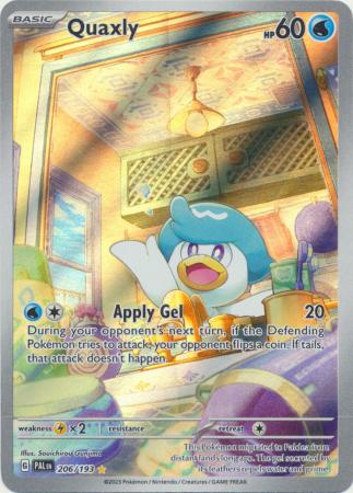 Quaxly Illustration Rare - 206/193 - Paldea Evolved