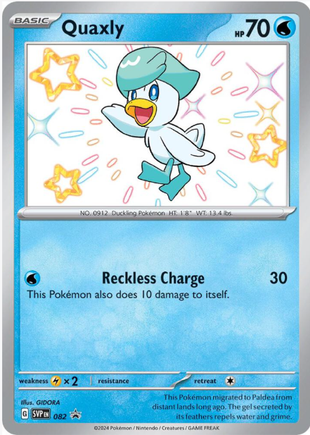 Quaxly Baby Shiny Promo - 082 - Scarlet & Violet Promo Card
