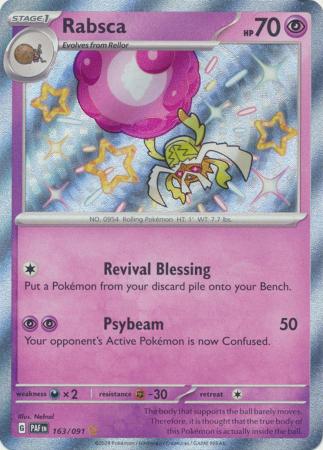 Rabsca Baby Shiny - 163/091 - Paldean Fates