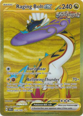 Raging Bolt ex Hyper Rare - 218/162 - Temporal Forces