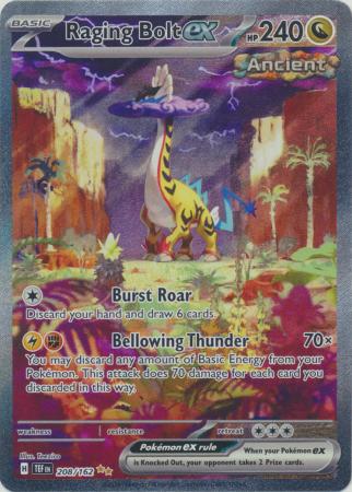 Raging Bolt ex Special Illustration Rare - 208/162 - Temporal Forces
