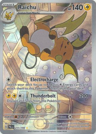 Raichu Illustration Rare - 211/193 - Paldea Evolved