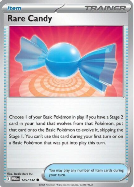 Rare Candy - 125/132 - Mega Evolution