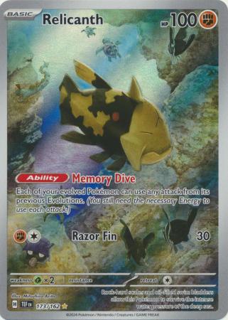 Relicanth Illustration Rare - 173/162 - Temporal Forces