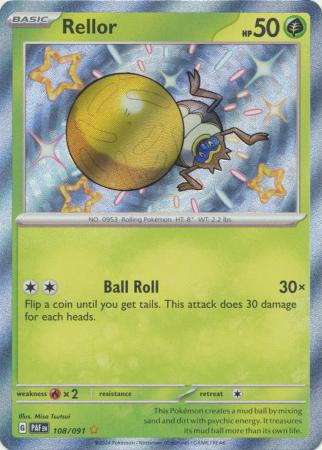 Rellor Baby Shiny - 108/091 - Paldean Fates