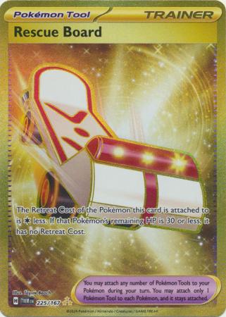 Rescue Board Hyper Rare - 225/167 - Twilight Masquerade