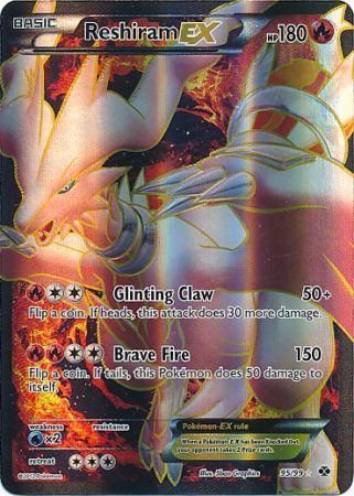 Reshiram EX Full Art - 95/99 - Next Destinies