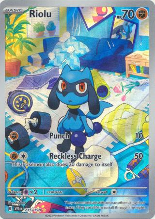 Riolu Illustration Rare - 215/198 - Scarlet & Violet