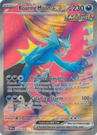 Roaring Moon ex Full Art - 229/182 - Paradox Rift