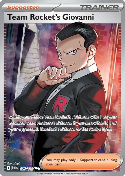 Team Rocket's Giovanni Full Art - 225/182 - Destined Rivals