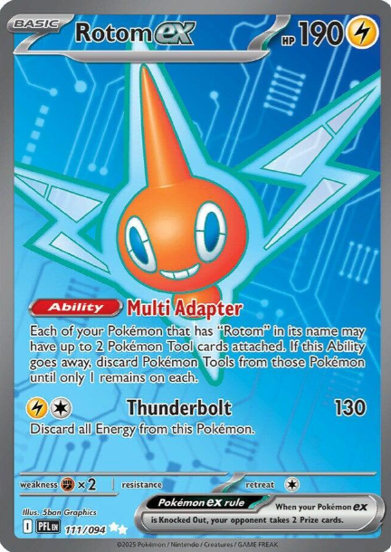 Rotom ex Full Art - 111/094 - Phantasmal Flames