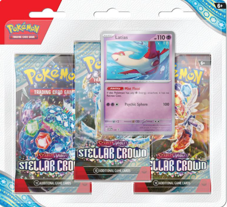 Stellar Crown 3 Pack Blister - Latias