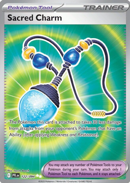 Sacred Charm Full Art - 122/094 - Phantasmal Flames