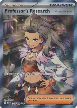 Professor's Research Full Art - 240/198 - Scarlet & Violet Base