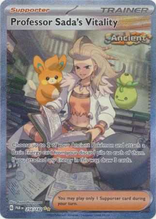 Professor Sada's Vitality Special Illustration Rare - 256/182 - Paradox Rift