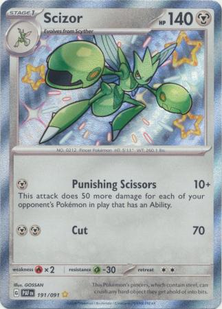 Scizor Baby Shiny - 191/091 - Paldean Fates