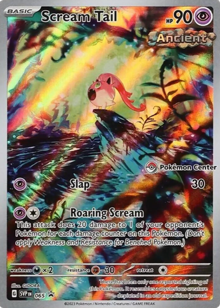 Scream Tail Illustration Rare Promo (Pokemon Center - SVP065 - Scarlet & Violet Promos