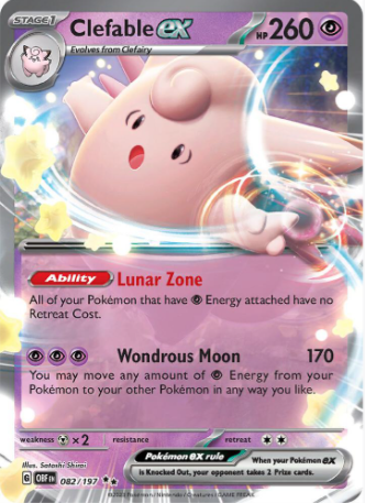 Clefable ex - 082/197 - Obsidian Flames