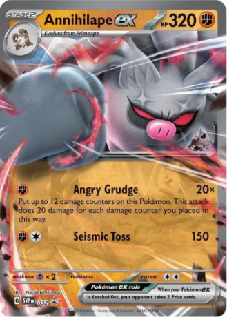Annihilape ex - SVP 032 - Scarlet & Violet Promos