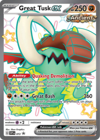 Great Tusk ex - SVP 072 - Scarlet & Violet Promos