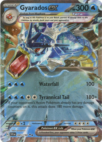 Gyarados ex - 45/198 - Scarlet & Violet Base
