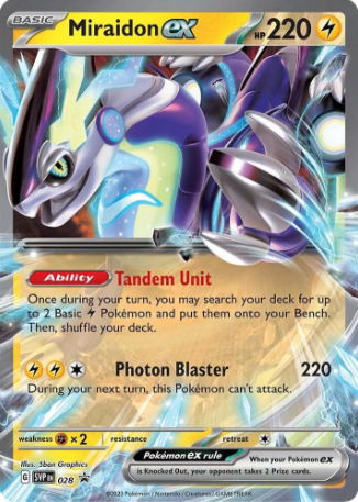 Miraidon ex - SVP 028 - Scarlet & Violet Promos
